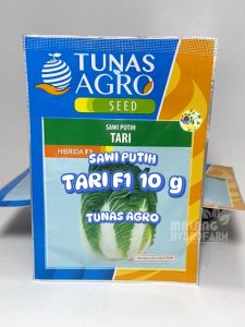 Benih Sawi Putih Tari F1 10 gram Tunas Agro bibit biji sayuran sayur kimchi leony hydroponik hidroponik