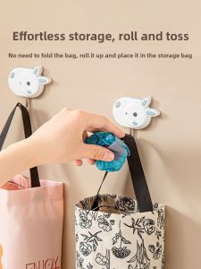 DINGQING | Garbage Bag Storage Organizer Wall-mounted Bag Holder