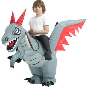 Halloween Kids Costume Western Evil Dragon Dragon Dress up Props Doll Clothes Little Dinosaur Inflatable Clothes Male