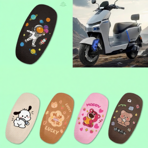 UV-Resistant Decorative E-Bike Seat Cover