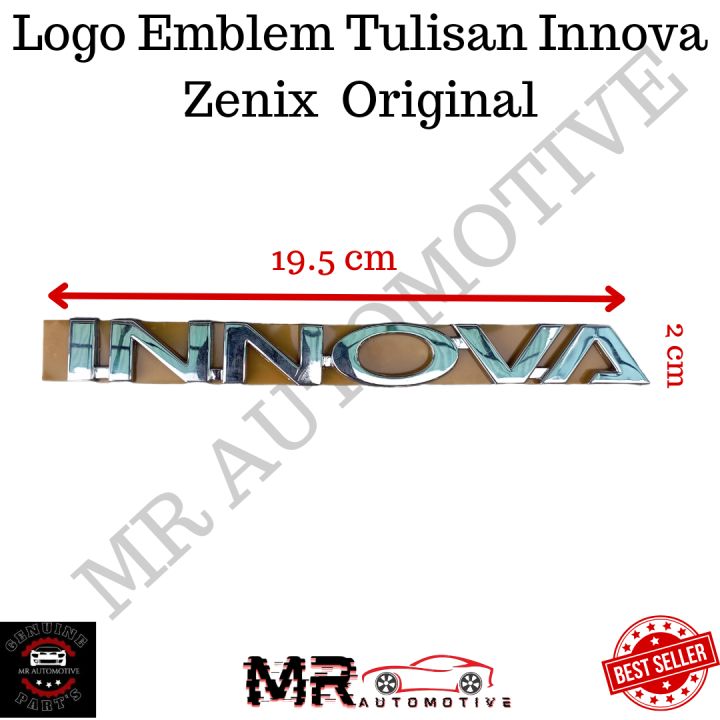 Logo Emblem Tulisan Innova Zenix Original | Lazada Indonesia