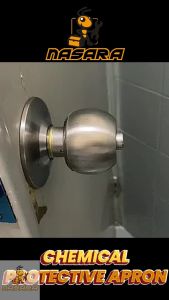 Nasara Cylinder Door Lock Set Cylindrical Knob Lock Keyless For Bathroom Door Use / Tombol Pintu Tandas / 圆形门锁