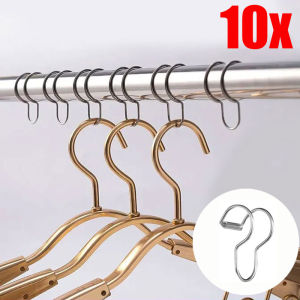YESPERY 1/5/10Pcs Stainless Steel Windproof Laundry Hanging Buckle Anti-slip Fixed Lock Hanger Clothes Hanging Organizer Hooks Outdoor Rack Clips