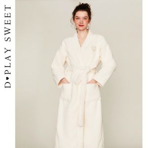 Warm Fluffy Thickened Bathrobe