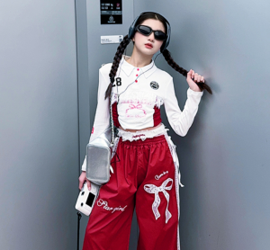 Girls Jazz Dance Outfit Spring New Arrival Childrens Fashion Show Clothes Photography Props Kids Performance Costume