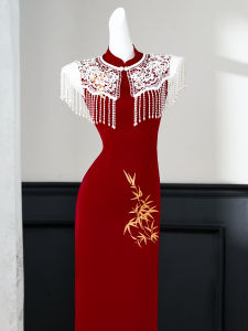 Bride Toasting Qipao Dress High-end New Chinese Style