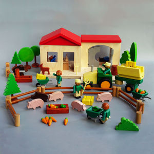 Miniature Realistic Wooden Assembleable Toys