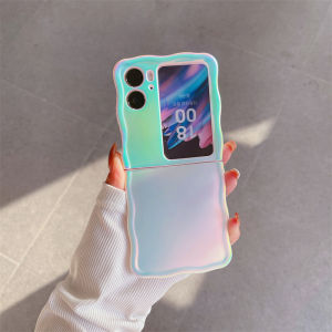 Blue ray IMD protective case for rainbow laser phone case for Oppo Find N3 Flip Find N2 Flip case cover