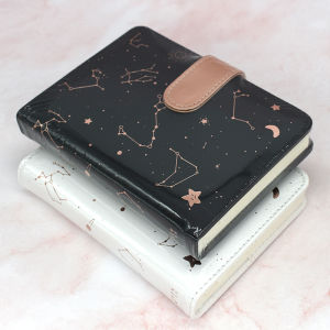 [L&L] Galaxy Stars Notebook Travel Journal Book Magnetic Buckle Hardcover Stationery Buku Nota Kulit Keras Bercorak Bintang Kucing Pelajar Sekolah / Pejabat / Hadiah