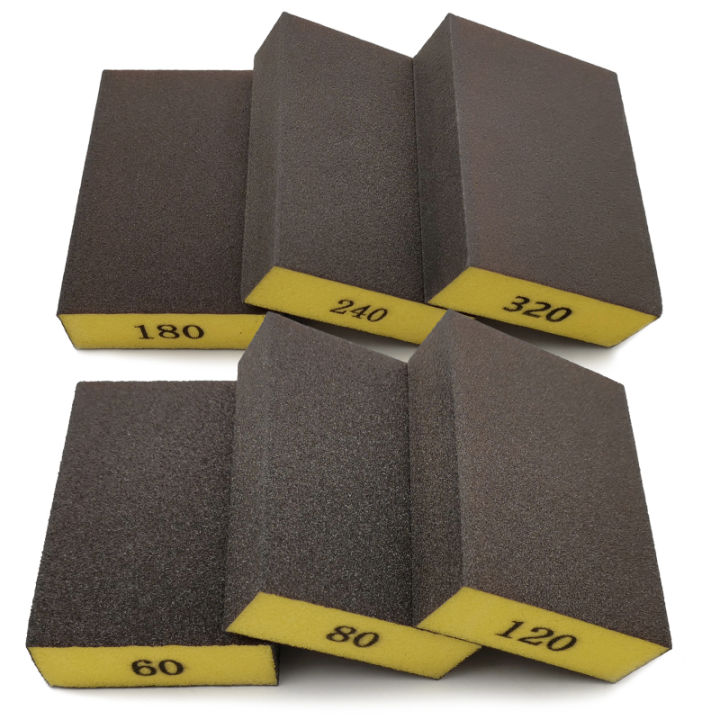Sanding Sponge Set -120 220 320 400 Grit- Coarse Medium Fine Grit - View #7