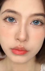 💫{COD}FUNSACHY HAWAII GRAY Series Contact Lens 1 Pair 14.5mm BROWN Mini Contact Lens Color Yearly Softlens