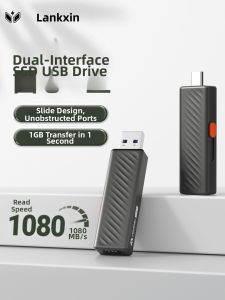 LANKEXIN | High Speed Solid State High Capacity Dual Type-C Interface USB Drive 1TB
