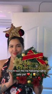 2025 NEW Christmas Wreath 30cm Christmas Garland Christmas Decoration Door Decor Handmade DIY Christmas Decorations Set For Home Christmas Tree Decoration Package