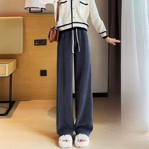 YAMIANNV | Quần Dài Ống Rộng eo Cao Giúp Gọn Gàng cho Phụ Nữ Cao