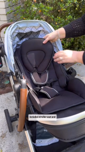 Keenz Kinetic Infant Seat Insert (makes the Keenz Kinetic stroller ready for newborn)