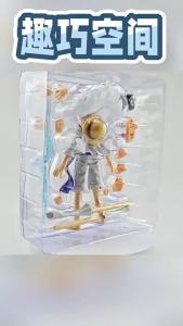 Bandai | One Piece Monkey D. Luffy Gear 5 Sun God Nika Action Figure Multi-Accessory Anime Figure Model Ornament
