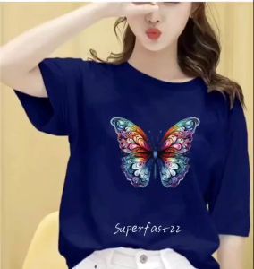 (COD)KAOS MOTIF KUPU KUPU/TERBARU/KAOS ONECK TERBARU/KAOS TRENDY/POLOS PRIA WANITA