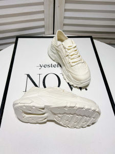 รองเท้าทรงคุณพ่อเพิ่มความสูงสุดแนวนิชแบรนด์ uncle An รองเท้ากีฬาพื้นหนาลำลองสีชมพูสไตล์เกาหลีอินเทรนด์ INS สำหรับผู้หญิง