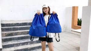 Outdoor Backpack Ultralight Drawstring Back Makapal Pack Bag Football  Basketball Bag Gym Sport Bag