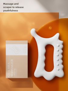 South Korea Facial Scrapping Plate Pull Tendons Shoulder and Neck Meridian Dredging Lifting and Tightening Handy Gadget Facial Massager with Pulse Pushing and Scraping