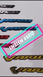 EMBLEM VARIO 125 150 TIMBUL 3D AKRILIK LOGO VARIO DOUBLE LAYER TEBAL 3MM