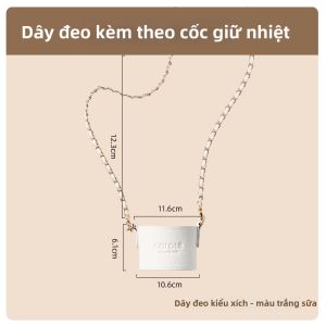CAROTE | Ốp Tách Cà Phê Chống Sốc Bền Đựng Tiện Lợi Da PU