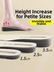 FASHEHAN | Invisible Ultra Hard Inner Heel Elevator Shoe Insoles