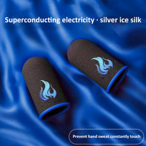 BlueWow Finger Gloves for Gaming Finger SleeveFinger Cover Breathable Game Controller Finger Sleeve for Pubg Sweat Proof Non-Scratch Touch Screen Gaming Thumb Gloves