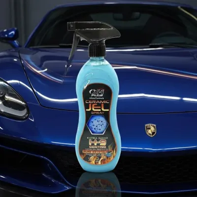 X-1 Plus สเปรย์เคลือบแก้วสูตรเจลในรูปแบบสเปรย์ น้ำยาเคลือบแก้ว เคลือบสี CERAMIC JEL SPRAY ปริมาณ 650ml.