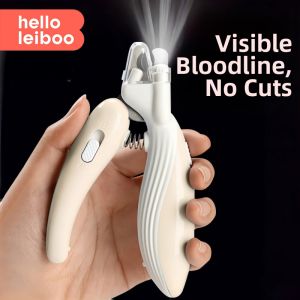 HELLOLEIBOO | Pet Nail Clipper with Light for Cats and Dogs