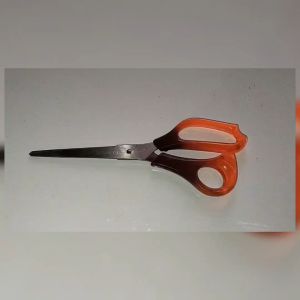 GUNTING SS KERTAS 20CM BESAR LARGE FL STAINLESS STEEL GUNINDO SEMAR M2000 gagang plastik coklat