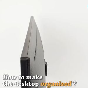 TV Screen Top Storage Shelf Rack Adjustable Computer Monitor Desktop Stand Display Bracket Organizer Home Office Storage Rack