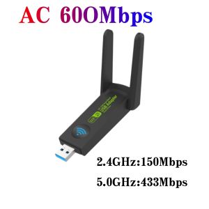1300Mbps USB WiFi Adapter USB3.0 Dual Band 5G 2.4G WiFi Encryption Dog Dual 5dBi Antenna Desktop Laptop Wireless Network Adapter