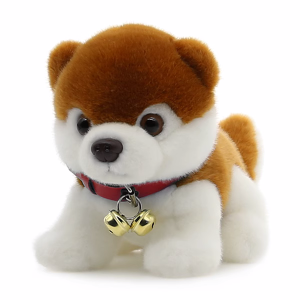 Cute Akita Puppy Plush Toy Soft Dog Doll Cushion Childrens Birthday Gift Girls Plushie Stuffed Animal Toy for All Ages