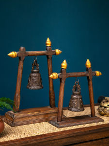 YILI | Southeast Asian Style Wooden Bell Decorative Ornament