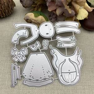 1pc Cute Long Hair Dress Girl Set Metal Cutting Dies For DIY Scrapbooking Greeting Card Making Album Decor Embossing Stencils