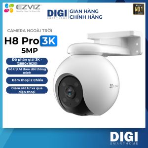 [FREESHIP] Camera Wifi EZVIZ H8 Pro 3K 5MP Siêu Nét Ngoài Trời - Xoay 360 Độ Ngoài Trời Đàm thoại 2 Chiều H8 2K 3MP | H8 3K 5MP Theo Dõi Chuyển Động - Thiết Lập Nhanh - DIGI Smart