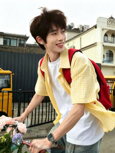 Áo Sơ Mi Tay Ngắn Elegance Mùa Hè Trẻ Trung