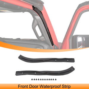 Car Front Door Waterproof Dustproof Rubber Seal Strips Tape for Jeep Wrangler JL Gladiator JT 2024 2025 Up Interior Accessories
