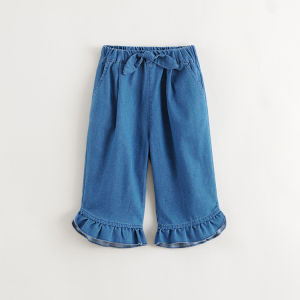 Marc&Janie | Soft Lace Decorative Girls Capri Pants