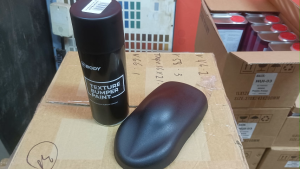 [IN-STOCK] HB BODY TEXTURE Bumper Paint Spray 400ml – Black Flexible Coating for Car Plastic Bumper & Trim Repair