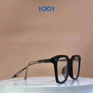 IOOI Eyewear Kacamata Kotak Metal TR Tebal Anti Radiasi Photocromic Blueray Pria/Wanita 83025