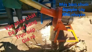 Lưỡi Dao Máy Băm Chuối Mịn Dài 40CM Trục Tròn 22MM Làm Bằng Nhíp Cán