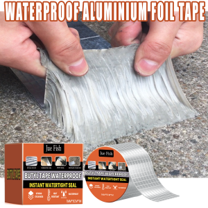 Waterproof Butyl Tape Roof Leak Repair Sealing Moisture Proof High Adhesion Self Adhesive Aluminium Foil Waterproofing Membrane