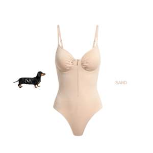 OVIV Hound Bodysuit | Women’s Sculpting Shapewear | Body-Shaping One-Piece with Sweetheart Neckline & Adjustable Straps