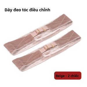 Dây Buộc Tóc Giả Nunify Black Velvet Có Móc Điều Chỉnh Chống Trượt Thoải Mái Giữ Tóc Giả Chắc Chắn 2 Cái