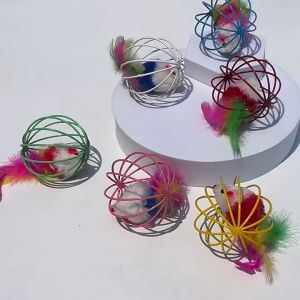 Đồ chơi đuổi chuột cho mèo đồ chơi chuột trong lồng đồ chơi tương tác vui nhộn mèo