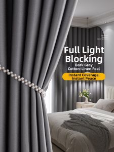 CHAOLIANSHE | 2026 New Blackout Thermal Insulation Curtains Modern Minimalist