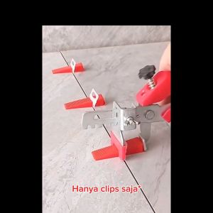 Klip Tile Leveling System Clips Alat Perata Keramik Tipe Pasak