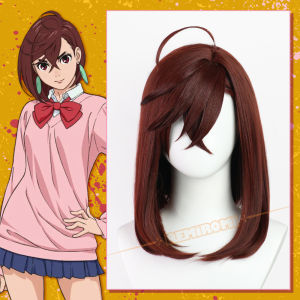 REMIROMI Natural Brown Cosplay Wig for Ruri Peach Bold Party Anime Gaming Conventions Accessory in Stock Cosplay Accessories